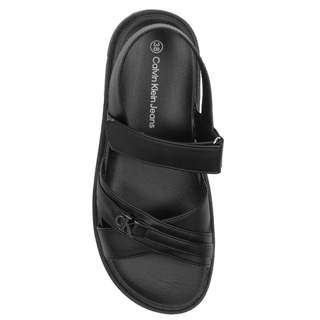 Calvin Klein Jeans Sandały Damskie Czarne