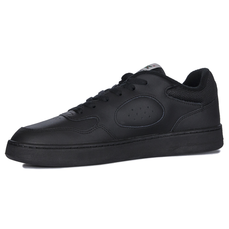 Lacoste Sneakersy skórzane męskie Lineset 223 1 SMA BLK/BLK