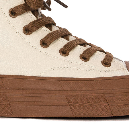 GOE II2N4034 White Brown Trainers