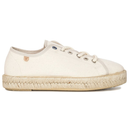 Verbenas 02 0024 03537 Beatriz Pique Recycled Crudo  Beige Espadrilles