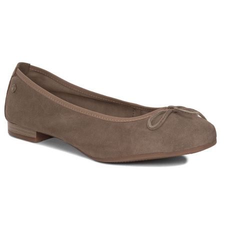 Maciejka Suede Leather Women’s Ballet Flats Beige P6800-28/00-0