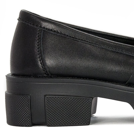 Półbuty Filippo DP3221-22 BK Black Czarne