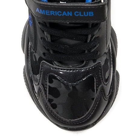 American Club BD14/21 Black/Blue Sneakers