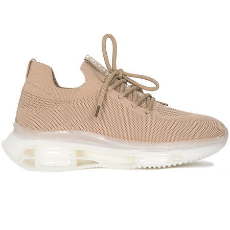 GOE Sneakersy buty damskie sportowe beż