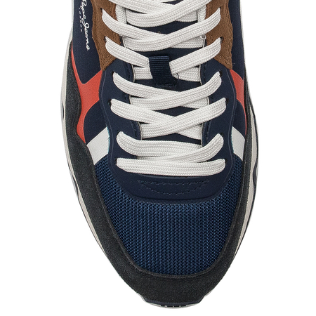 Pepe Jeans Sneakersy buty męskie Navy Britt Pro 22 M granatowe