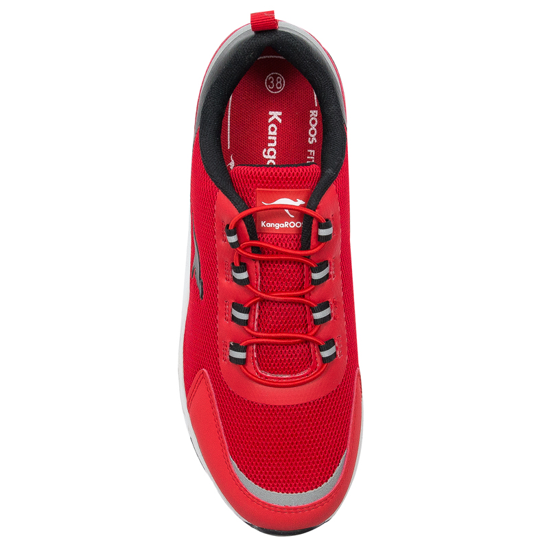 Kangaroos Sneakers halfshoes for women Fiery Red/Jet Black