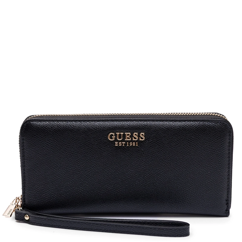 Guess Amorette Portfel Zapinany Na Zamek Czarny SWBG7898146-BLACK