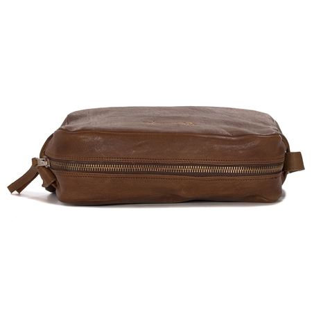 Maciejka Brown Leather Women's small Handbag