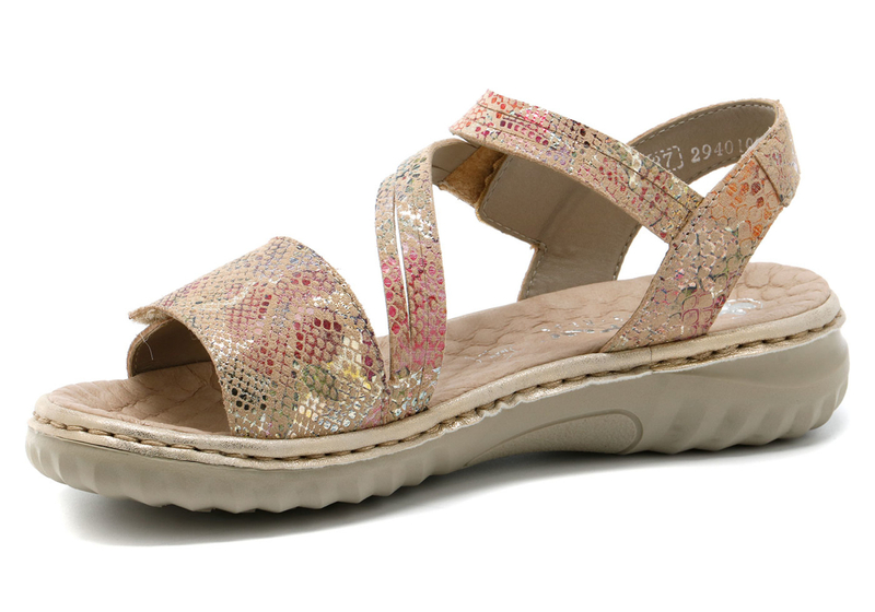 Rieker Women's Velcro Sandals Colorful