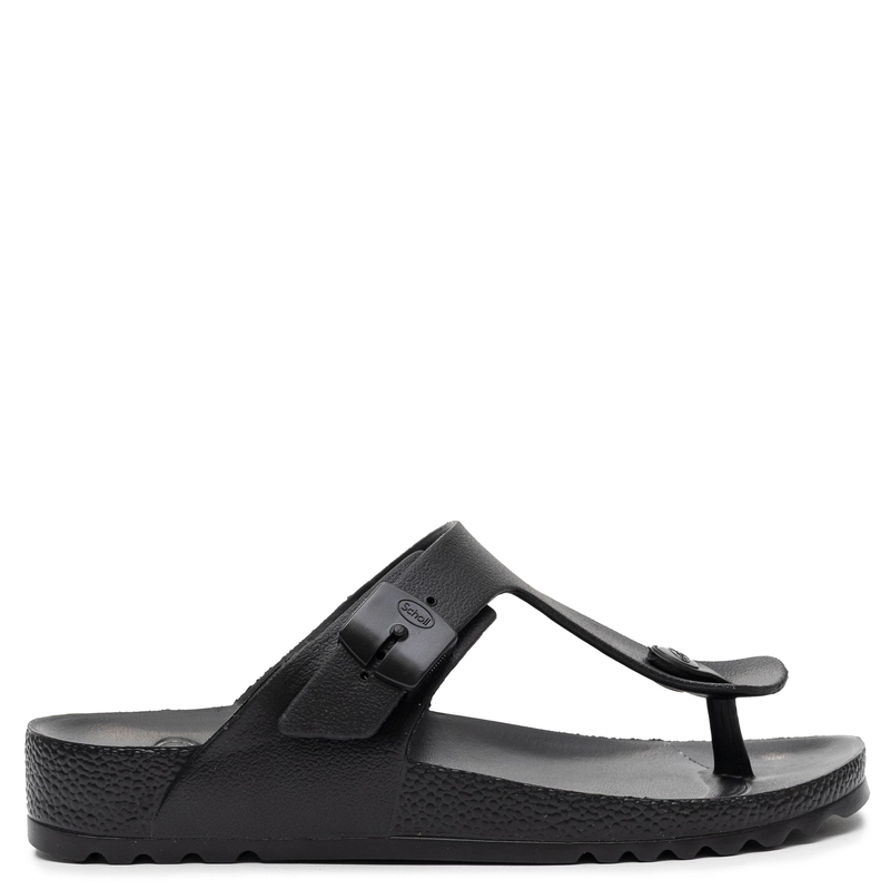 Scholl Platform Thong Slides Black F27454-1004