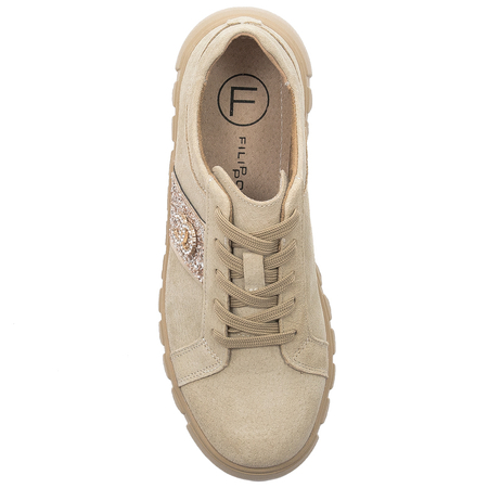Shoes Loafers Filippo leather beige