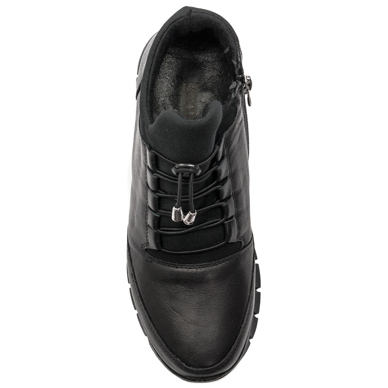Artiker Women's boots, Black leather
