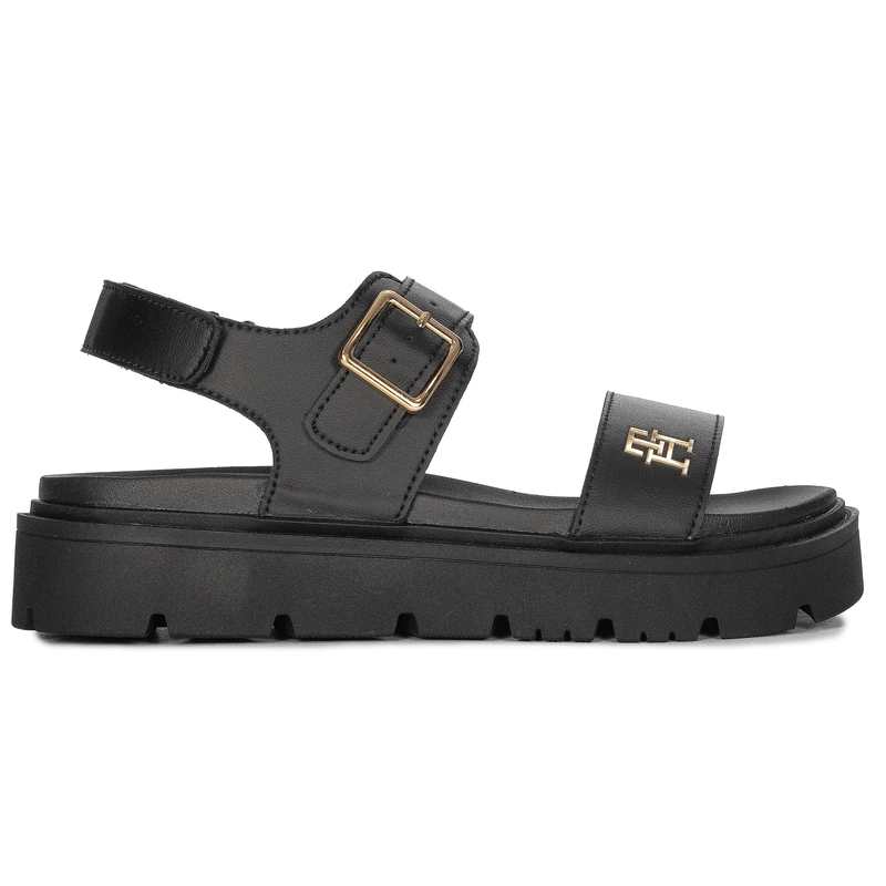 Tommy Hilfiger Sandały Damskie Czarne