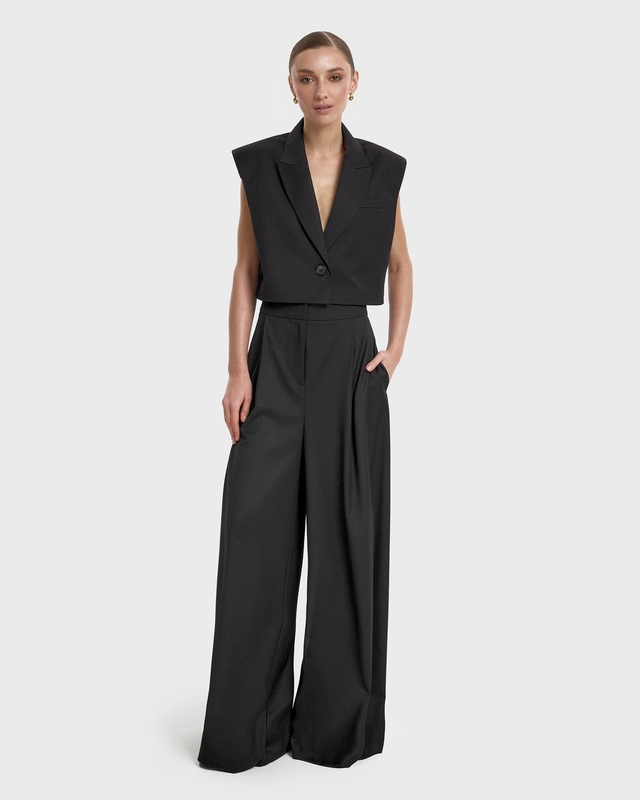 Opra Baha Black Very High Waist Pants