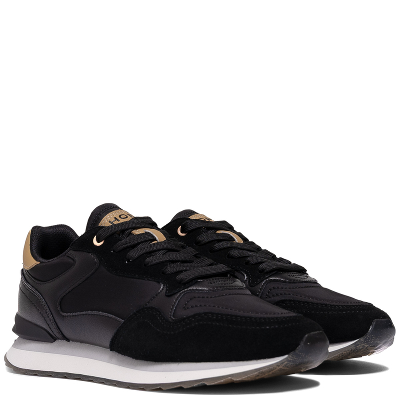 Hoff Sneakersy Skórzane Półbuty Płaska Podeszwa Czarne HOFF22402014NY