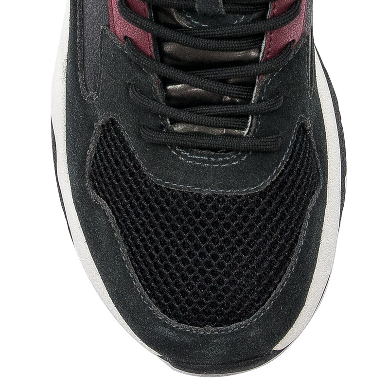Sneakersy Pepe Jeans PLS31277 999 Black Sloane Bass Czarne
