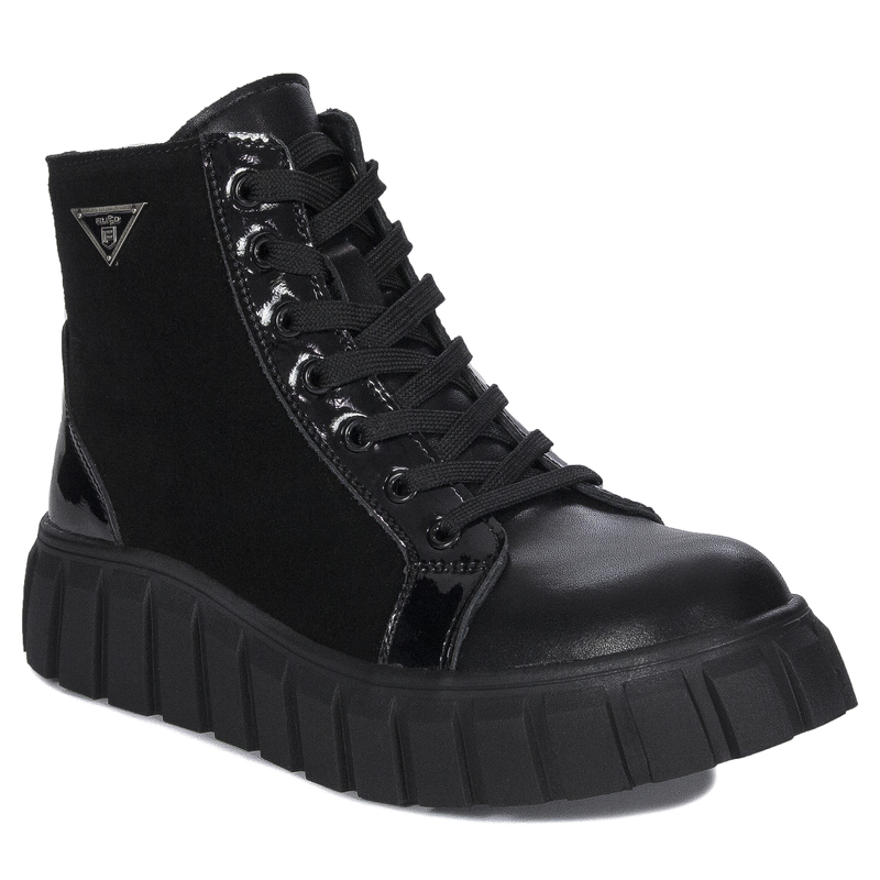 Filippo Black Ankle Boots for Women