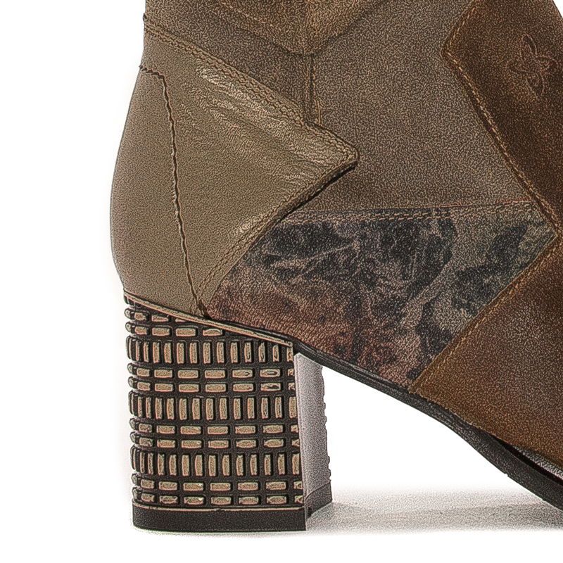 Maciejka 05640-10/00-3 Dark Beige Knee-High Boots