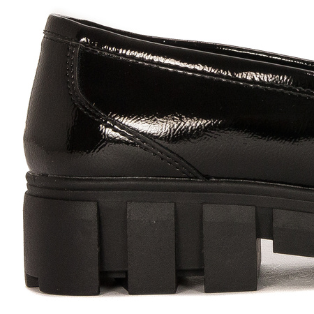 Sergio Leone Women's Black loafers shoes