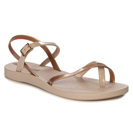 Ipanema Fashion Sand VIII Fem Pink Metallic Burgundy Slides