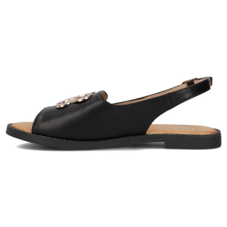 Filippo Women's Sandal Black With Strap