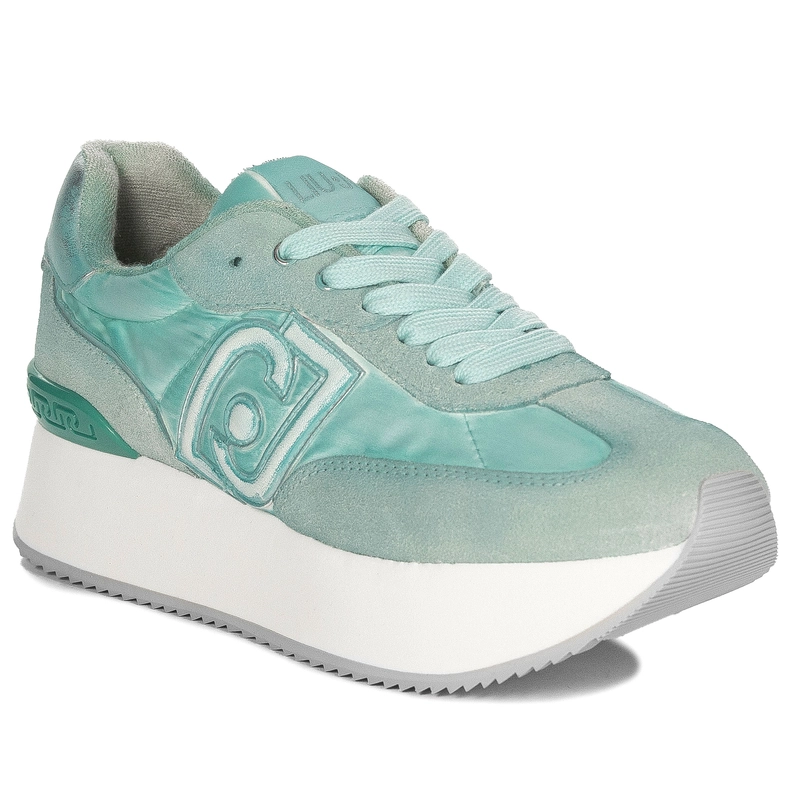 Liu Jo Sneakersy Damskie Na Platformie Turkusowe