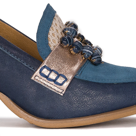 Maciejka Półbuty Damskie Granatowy