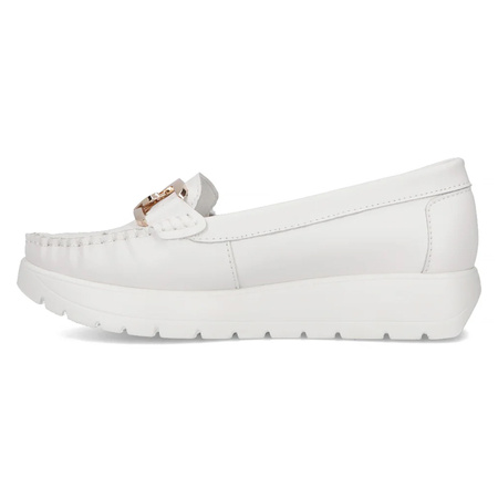 Filippo Leather White Low Shoes
