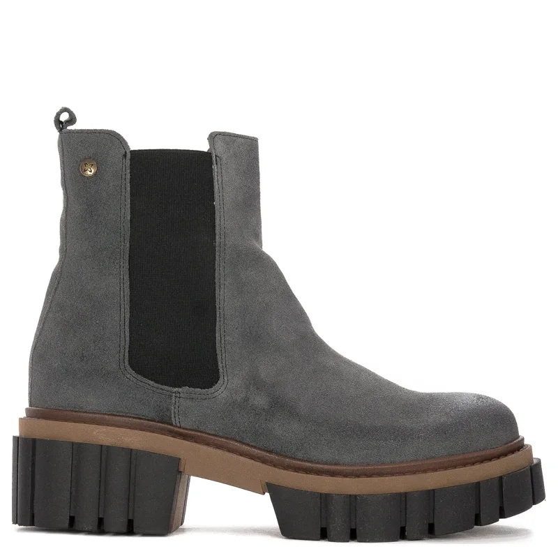 Maciejka 05312-03/00-6 Women's leather gray Boots