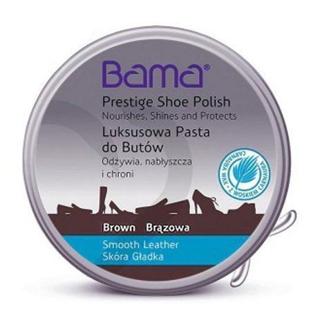 Luksusowa pasta do butów Bama 50ml brązowa