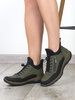 Rieker women's slip-on shoes Green Combination green