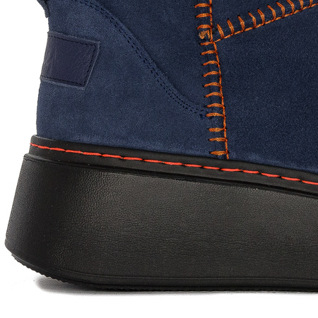 Maciejka 06257-17/00-4 Navy Snow Boots