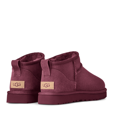 Ugg Women's Snow Boots in Classic Ultra Mini Burnt Magenta