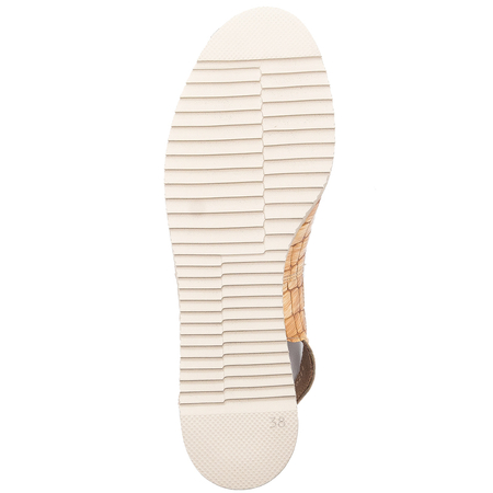 Maciejka Women's leather shoes Yellow