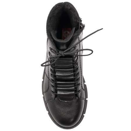 Rieker X3428-00 warned Black Boots