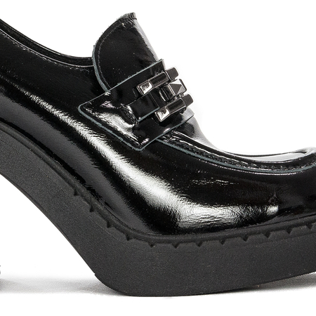 Lemar Women's leather black shoes