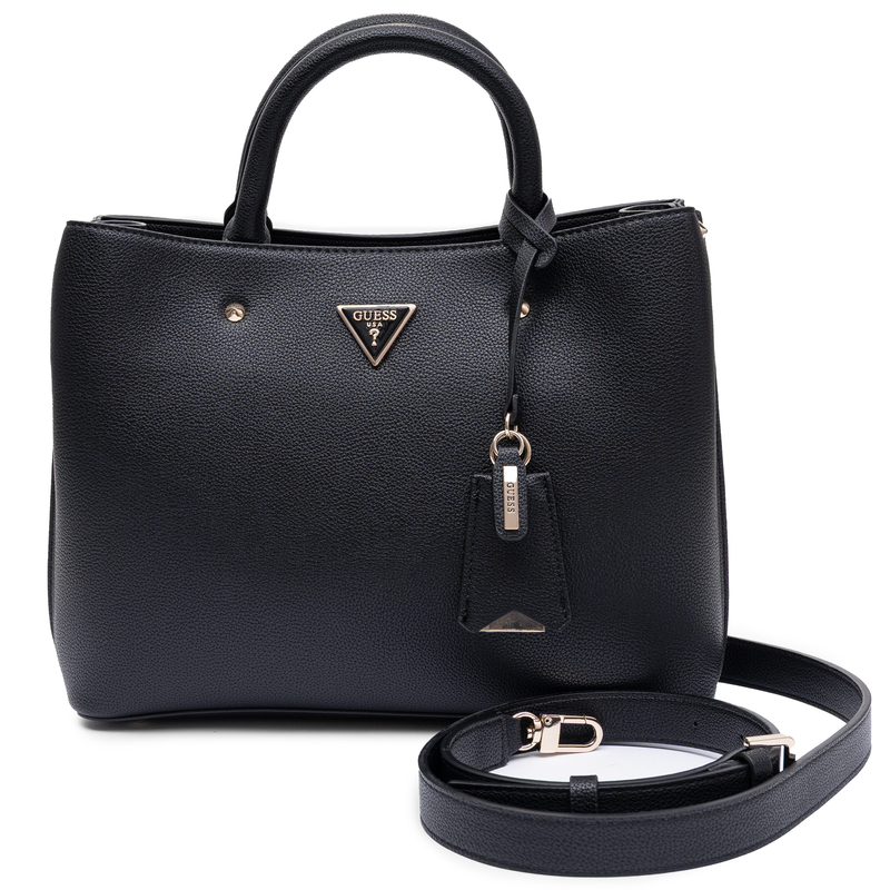 Guess Elegant Classic Women Handbag Spacious Black HWBG6974060-BLACK