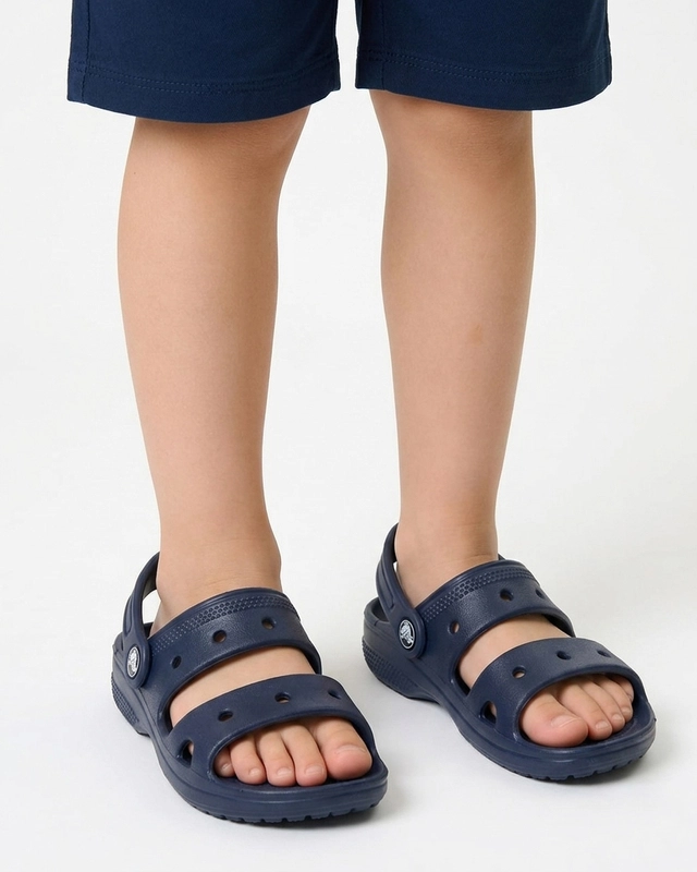 Crocs Klapki dziecięce chłopięce Classic Kids Sandal navy granatowy