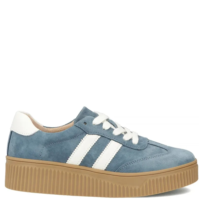 Filippo Suede Lace-up Platform Sneakers Blue DP6776-26-BL