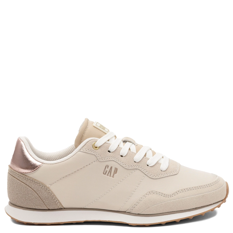 GAP Beżowe Klasyczne Sneakersy Sportowe z Metalicznym Akcentem GPW6136120049