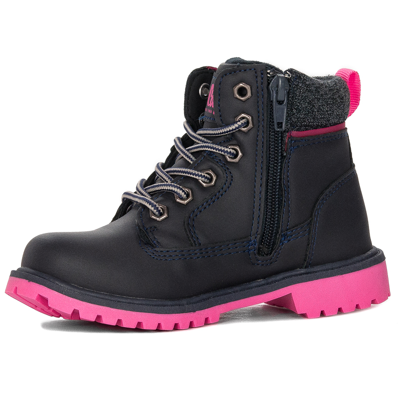 Lee Cooper Trapery children's winter boots, navy blue