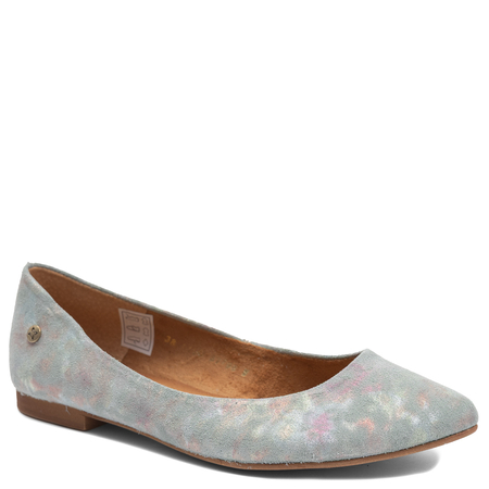 Maciejka Leather Slip-On Ballet Flats Pastel Green 4100W-18/00-8