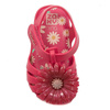 Zaxy Daisy Baby Children's Sandals with Velcro Dark Pink