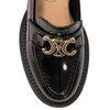 S.Barski Women's shoes on the platform black lacquer