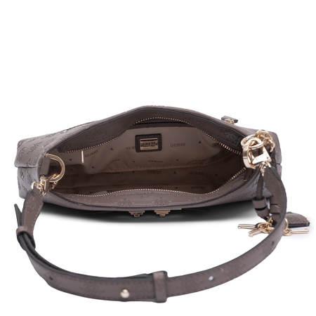 Guess Elegancka Klasyczna Torebka Damska Taupe PD22251-TAUPE LOGO