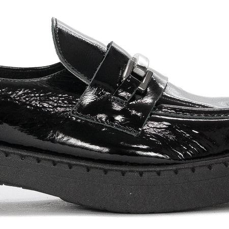 Lemar Women's leather black shoes