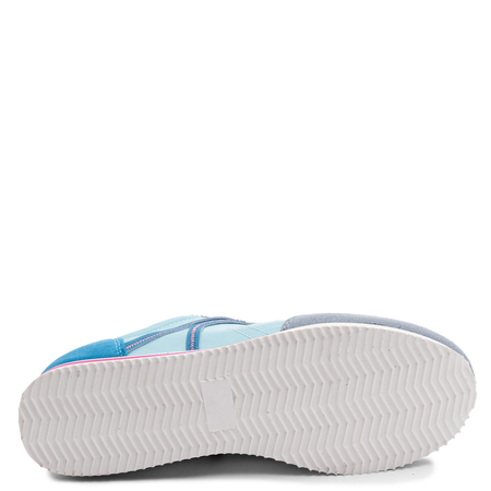 Maciejka Skórzane Wielokolorowe Sneakersy Zamszowe Niebieskie M7355-06/00-7