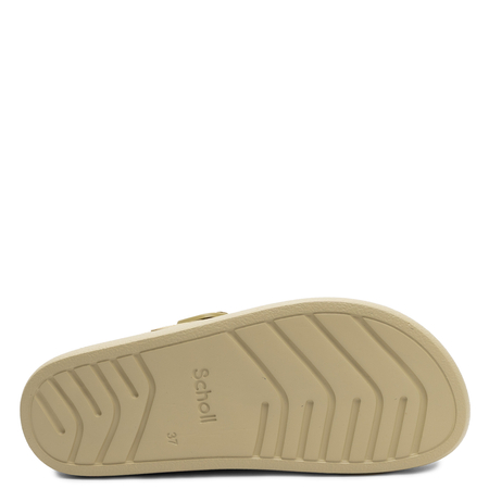 Scholl Adapta Klapki Skóra Naturalna Żółte F01219-2328