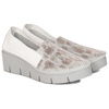 Maciejka 5814A-13/00-1 White&Silver Leather Low Shoes