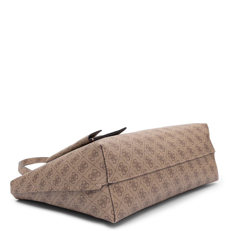 Guess Abey Classic Women's Tote Bag Large A4 With Pouch Beige HWLG9648240-BEIGE